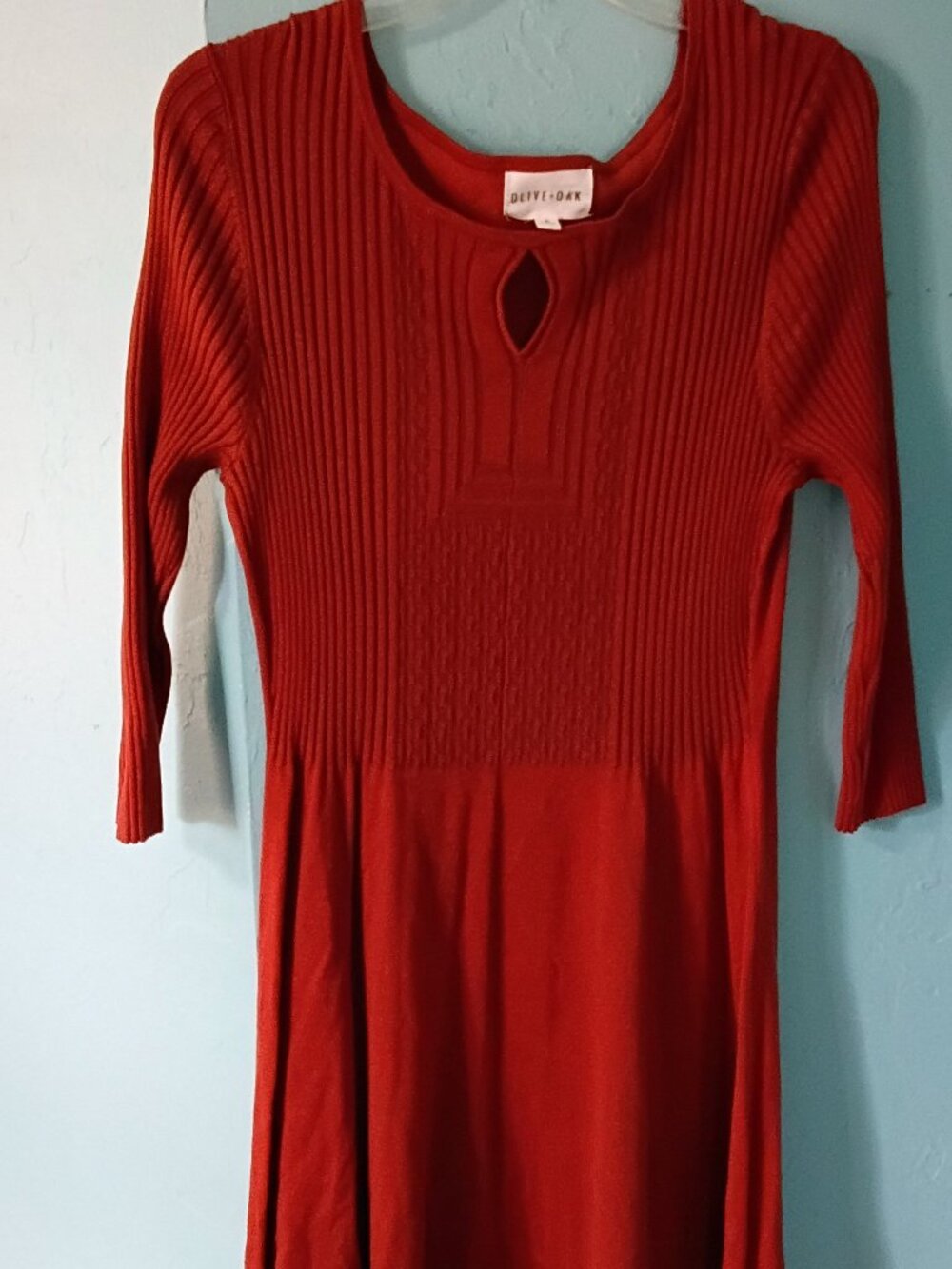 Olive and Oak Sweater Dress, XL